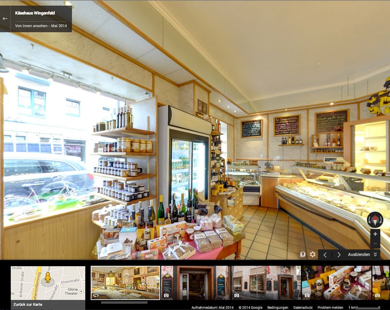 Einbindung Google Business View